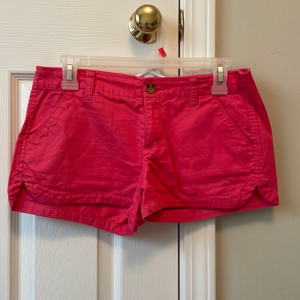 Hot pink shorts